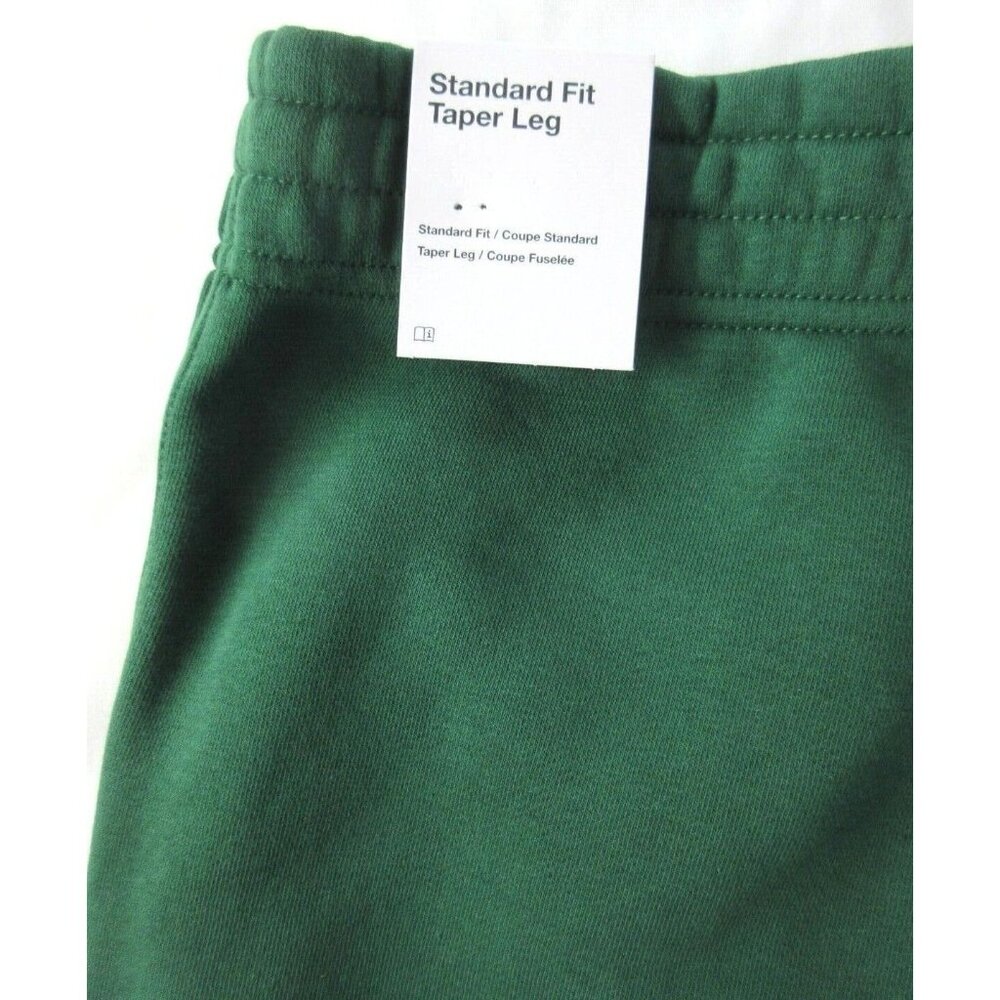 Nike Men's Fleece Lined Jogger Pants Tapered Leg Gorge Green White Slim Fit NWT - Picture 4 of 4